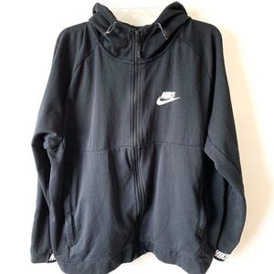 Nike Men's Zip Up Hoodie Sweater With Pockets